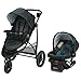 Graco Modes 3 Essentials LX Travel System | Includes Modes 3 Essentials LX Stroller and SnugRide SnugLock 30 Infant Car Seat, Sapphire