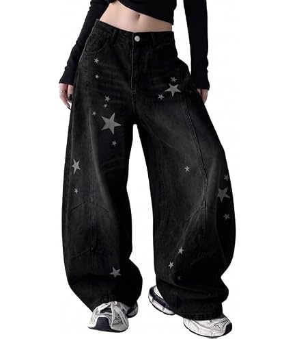 Amazon.com: jupkem Baggy Jeans Men Grunge Skull Pants Y2k Gothic