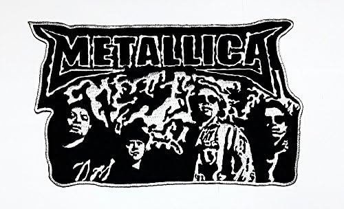 XXL BIG METALLICA Music patch Band Heavy Metal Punk Rock symbol rockers jacket vest large Embroidered Iron on Hat Hoodie Backpack Ideal for Birthday Gift