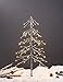 LIGHTSHARE 3 ft. Snowy Fir Tree, 72 LED Lights, for Indoor and Outdoor Use, Warm White, for Home Festival Party Christmas (3FT)