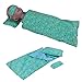 ZITA ELEMENT 3 PCS Sleeping Accessories with Sleep Bag, Pillow & Eye Mask for American 14.5 Inch Girl Doll and Other 14