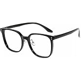 Firmoo Blue Light Blocking Glasses Reading Glasses Unisex Square Frame for Woman Man Adjustable Nose Pads