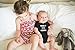 AW Fashions Made in VaChina Baby Bodysuit Funny Cute Baby Girl Clothing or Boy Outfit Infant Romper (Newborn, Black)