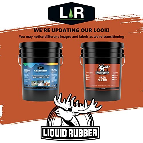 Liquid Rubber Color Sealant MultiSurface Leak Repair Indoor and