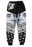 Men's Casual Sports Jordan Print Elastic Waist Long Sweatpants