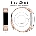 Vancle Fitbit Alta (HR) Band / Fitbit Alta HR 2017 Leather Wristband Adjustable Replacement Accessories Strap with Buckle for Fit bit Alta (Rose Gold)