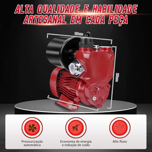 Pressurizador de Água, 110V, Pl400P 40 MCA, 370W Bomba de Agua, Chuveiro Pressurizador, Pressurizador, Bomba Pressurizadora de Água, Chuveiro com Pressurizador, Bomba de Água, Pressurizador de Água