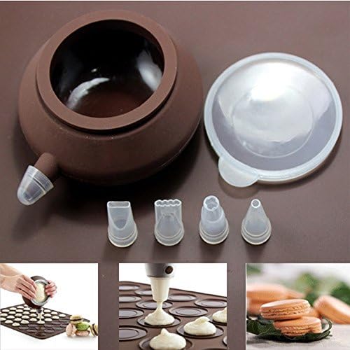 Food Grade 1 set Silicone Macaron Decorative Tool Muffin/Cake DIY Mold Dessert decorate Tips Squeezing Nozzle Tool