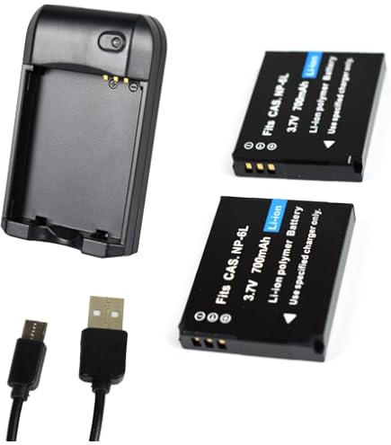 Batterie photo numerique type Fuji NP-60 Li-ion 3.7V 1200mAh