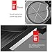 Multifunctional hot pot, electric barbecue grill super large medical stone household electric baking tin with 5 temperature adjustments,suitable for 1-10 person Christmas family gatherings and your food begins.