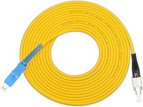 Amazon Com Eb Link Sc To Fc Fiber Optic Cable Jumper Patch Cord Simplex Single Mode 9 125 Sc Fc 1 Meter 3 28 Feets Electronics