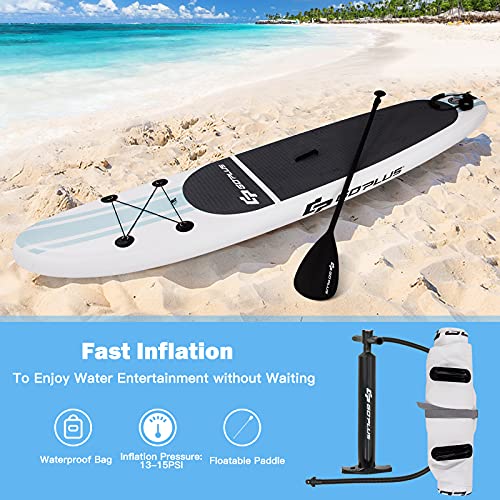 Goplus Inflatable Stand up Paddle Board Surfboard SUP Board with