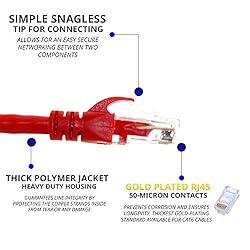 DynaCable Heavy Duty Cat6 Ethernet Copper LAN Cable