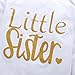 SEYOUAG Baby Girl Fall Clothes Long Sleeve Little Sister Bodysuit Striped Pants Winter Outfits Sets 4Pcs 3-6 Months