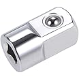 uxcell 1/4 Inch Drive (F) x 1/2 Inch (M) Socket Adapter, Female to Male