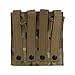 Outry M4 M16 AR-15 Type Magazine Pouch Mag Holder - Triple/Double/Single Airsoft MOLLE Mag Pouch - Open Top Version - Double - Multicam/CP