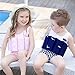Baby Kids Floatation Suit Float One-Piece Swimwear Buoyancy for Girls Boys White 1-2years