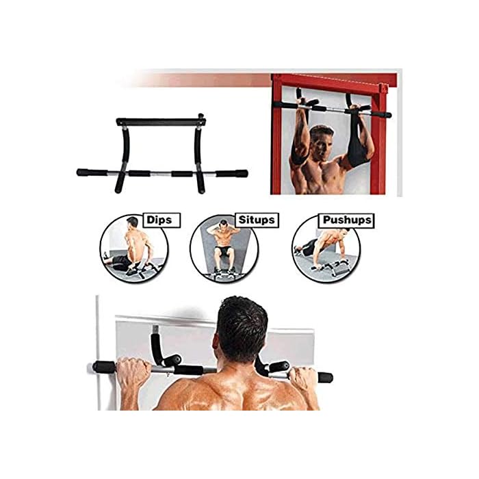 aturustex Pull Up Bar, Doorway Home Exercise Bar Without Screw