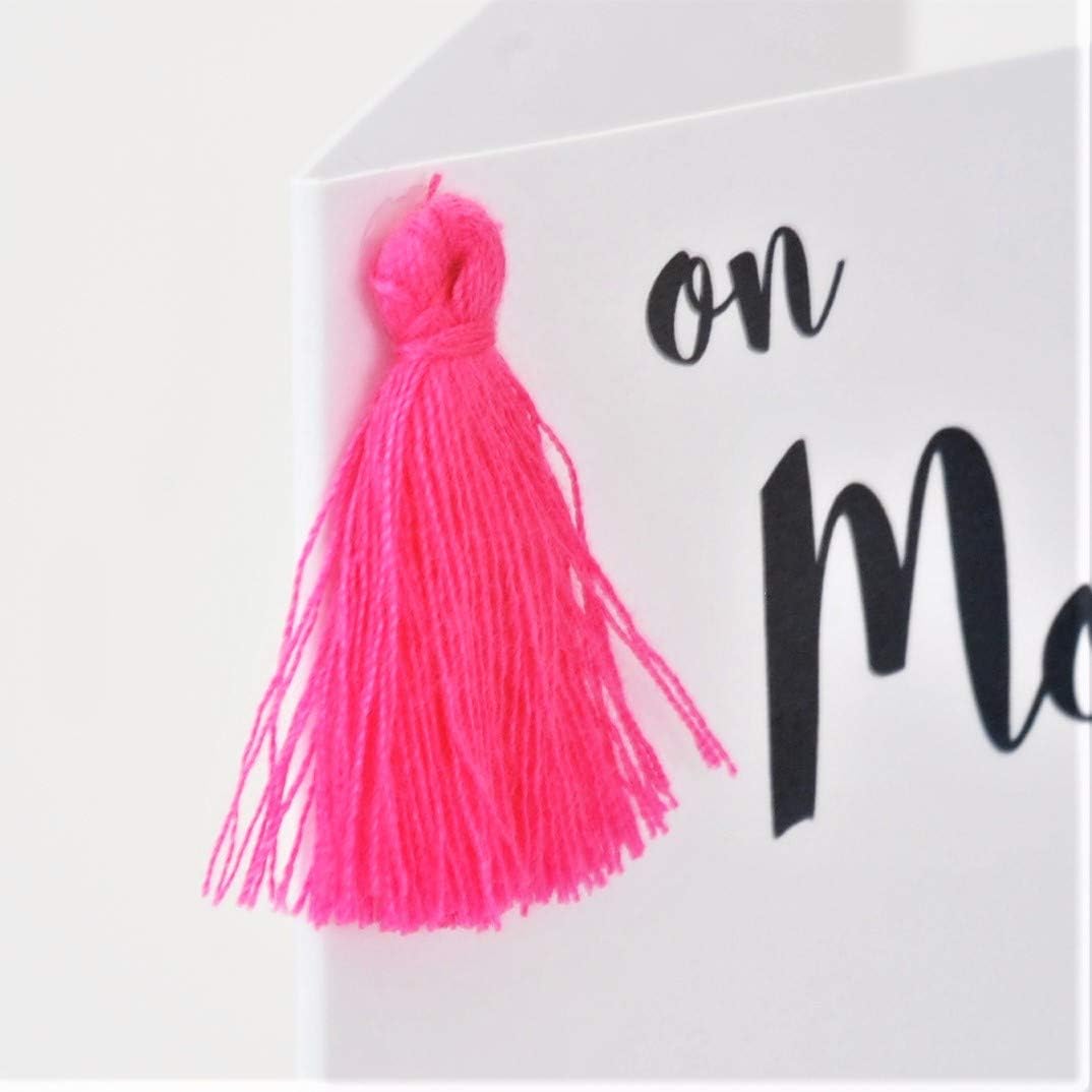 Claire Giles Greeting Cards, Happy Mother's Day Card, Teacup Design Mothering Sunday Greeting Card, Embellished with a Colourful Tassel - Image 4