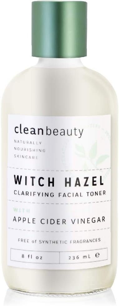 Clean Beauty Witch Hazel Apple Cider Vinegar Toner, 8oz