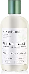 Clean Beauty Witch Hazel Apple Cider Vinegar Toner, 8oz