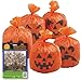 Outdoor Halloween Decor Set - Door Poster, Pumpkin Leaf Bags, Hanging Ghost Decorations