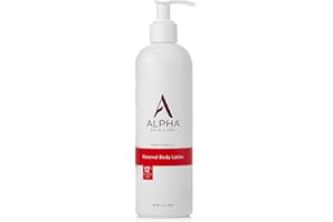 Alpha Skin Care Revitalizing Body Lotion, 12% Glycolic AHA, Simple & Effective Daily Moisturizer with Alpha Hydroxy Acid, Hydrates & Exfoliates for Soft, Smooth Skin, Anti-Aging, 12 Oz