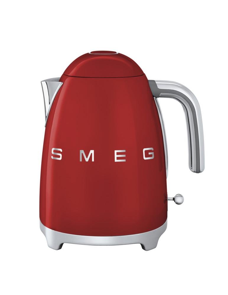 Smeg KLF03RDUS 50's Retro Style Aesthetic Electric Kettle with Embossed