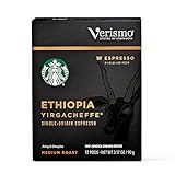 Starbucks Ethiopia Yirgacheffe Espresso Pods (12 Count)