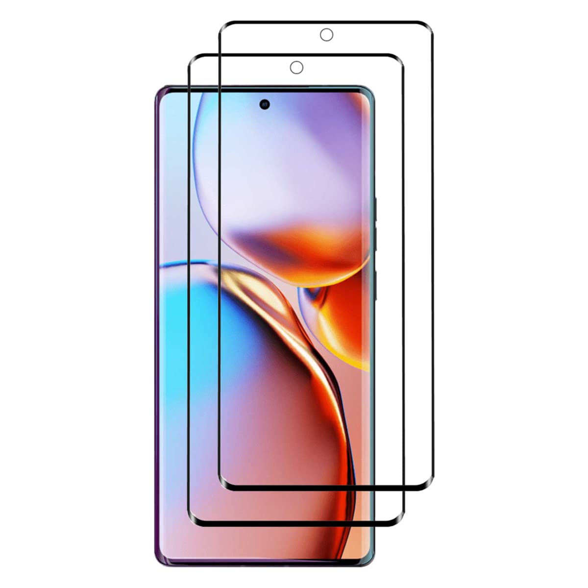 Photo 1 of VIESUP Tempered Glass for Moto Edge+ 2023 -[2PACK] 3D Curved Easy to Install Screen Protector Motorola Moto Edge+ 2023(6.67-INCH)