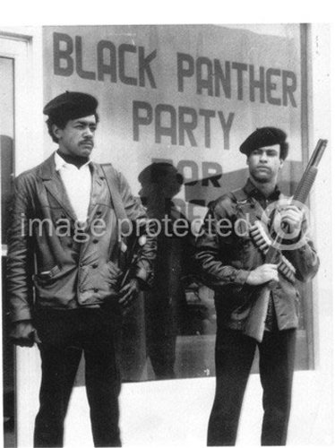 Black Panthers Huey Newton Bobby Seale Giclee' Poster Print 24x36