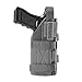 OneTigris MOLLE Holster - Right Handed Nylon Holster for Most Compact Medium Full Size (Gray)