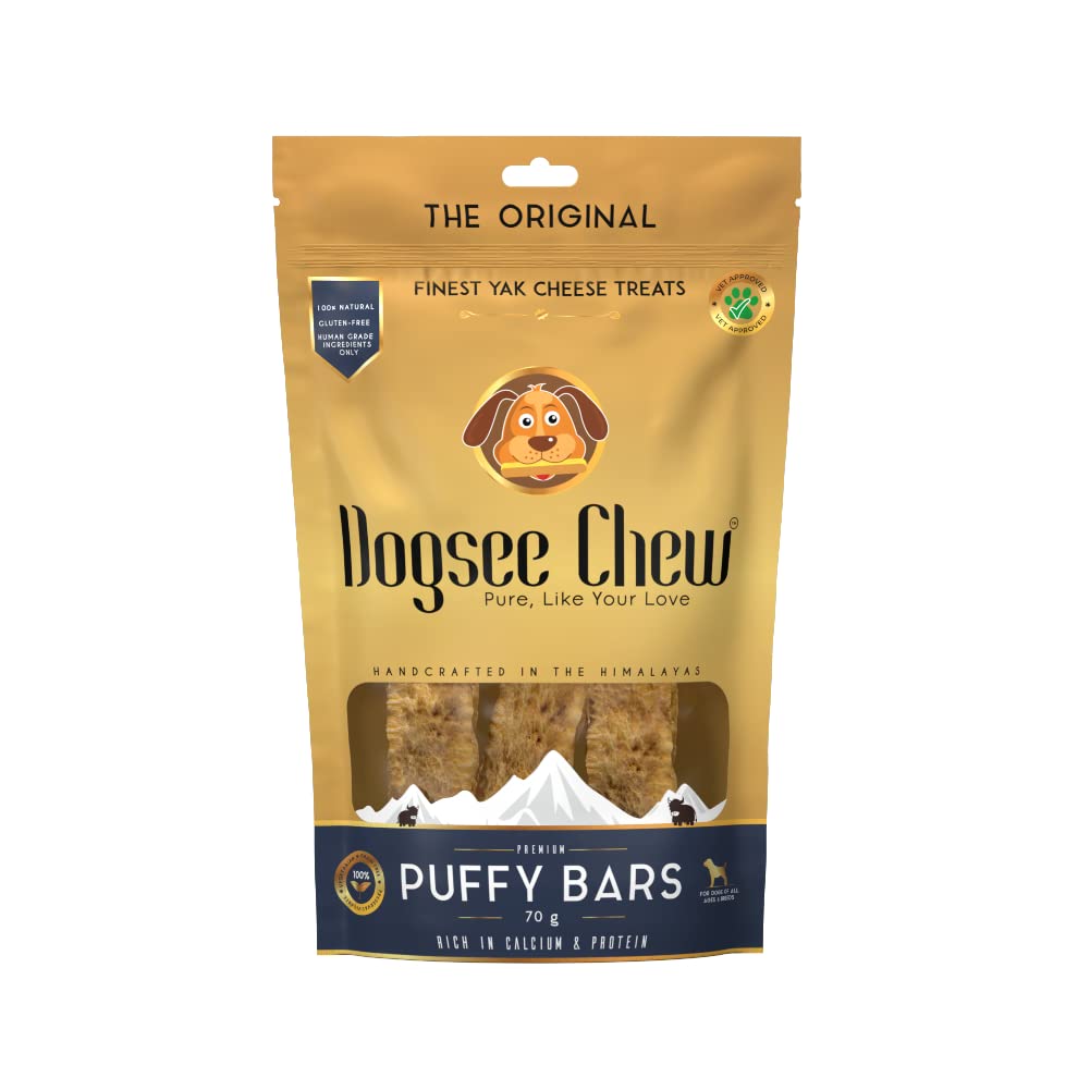 Dogsee Chew Puffy Bars, 70 g