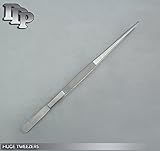 (HUGE JUMBO AQUARIUM AQUA TWEEZERS) THUMB DRESSING FORCEPS SERRATED 24