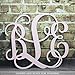 Unfinished Wood Letters Cutout DIY Decor Nursery - (Vines 3-Letter) Back40Life