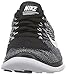Nike Men's Free 4.0 Flyknit Black/White/Wolf Grey/Drk Grey Running Shoe 11 Men US