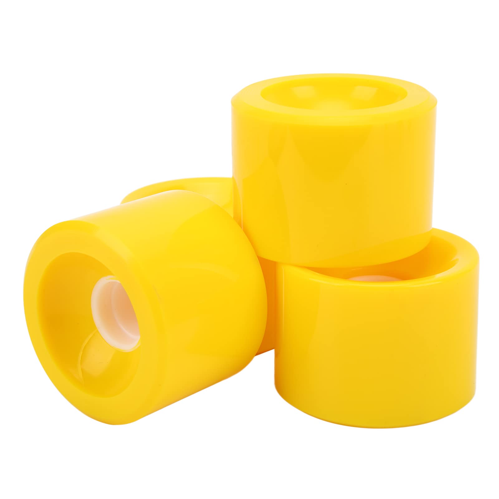 RiToEasysports 4Pcs Skateboard Wheels,78A PU Skate Street Wheels Skateboards Tricks(Yellow) Cycling Cycling Other