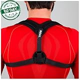 Real Wellness Posture Corrector for Men & Women - Care Effective Posture Corrector for Slouching and Hunching - Clavicle Support for Medical Problems and Injury Rehab - Extra Discreet Hidden Design
