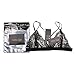 Wink Gal Women's Floral Lace Bralette Strappy Triangle Wirefree Bra Bustier White Small