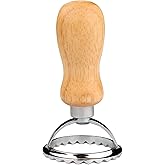 XINBADA Christmas Cookie Stamps - Festive Holiday Circular Designs for Embossed Shaped Cookies - Ideal for Baking with Christ