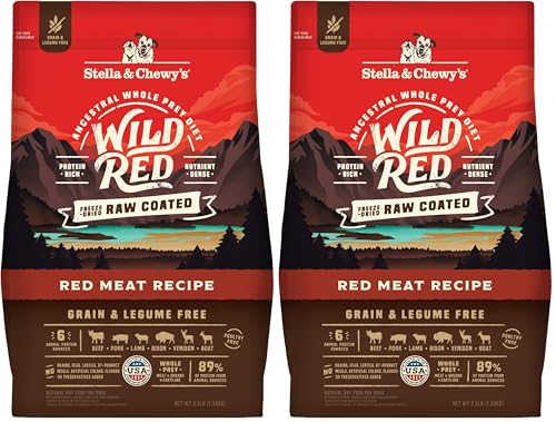 Stella & Chewy's Wild Red Dry Dog Food Raw Coated High Protein Grain & Legume F…