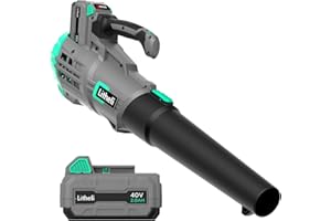 Litheli Cordless Leaf Blower 40V, Battery Leaf Blowers for Lawn Care, Lightweight Axial Blower for Leaves, Dust & Debris, Inc