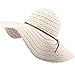 FURTALK Summer Beach Sun Hats for Women Wide Brim Foldable Floppy Travel Packable UPF Hat