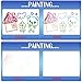 Iusun 4 Color Water Drawing Painting Writing Mat Board + Magic Pen Doodle Kids Educational Toys Child Gift 18X11.8
