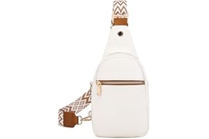 WSRYDJDL WSRYDLDJ Small Sling Bag for Women Leather Crossbody Fanny Packs Chest Bag for Women