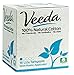 Veeda 100% Natural Cotton Tampons - Lite Absorbency with leak proof protection - Compact BPA-Free Applicator - Unscented & Free from Chlorine, Toxin - 48 Count