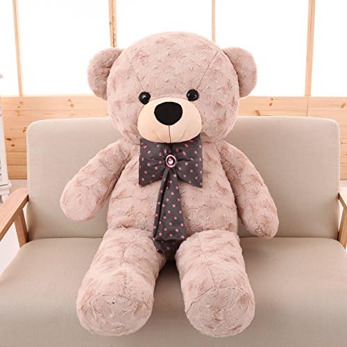 JGIEWJFIMP Plush Toy Cartoon Large Bow Tie Teddy Bear Doll Send Girlfriend Birthday Gift 160Cm A