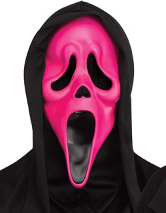 neon pink mask
