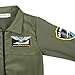 Kids Air Force Fighter Pilot Costume Top Gun Role Play Costumes Boys Flight Jumpsuit Army Flightsuit Outfits Green M