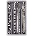 Neatnix Stax Jewelry Necklace Organizer Tray, Pearl Grey 16 x 9 x 1.5 inches